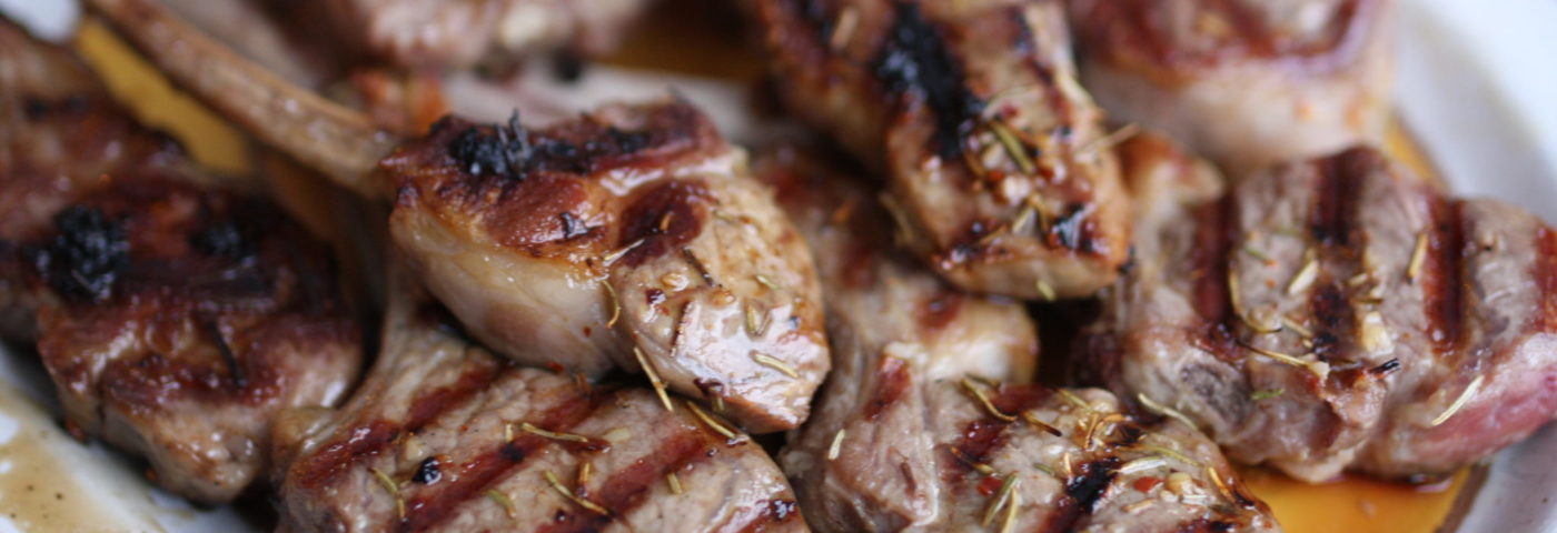 grilled lamb rib chops