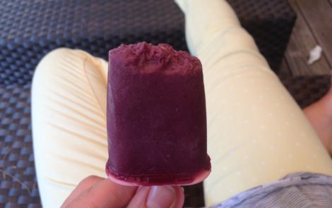 smoothie popsicle